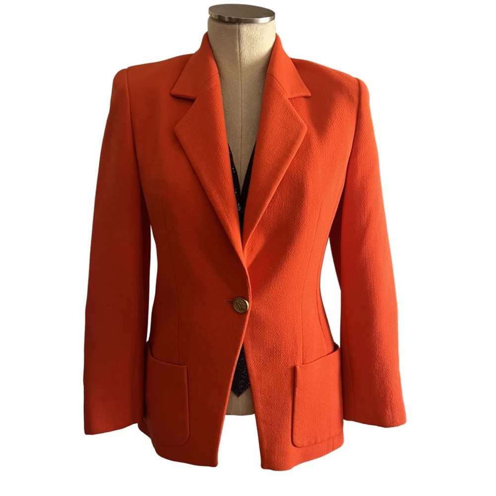 Vintage Louis Feraud Virgin Wool Blazer